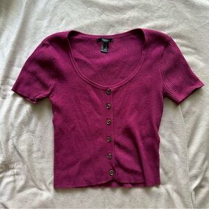 Forever 21 plum/purple top